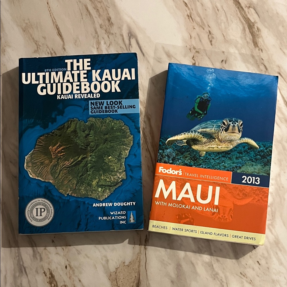 KAUAI & MAUI Guide Travel Hawaii Books